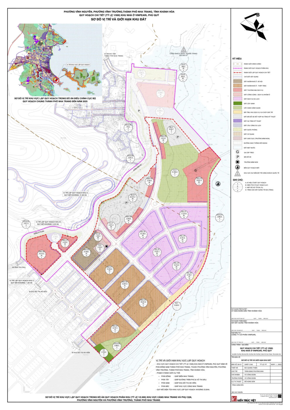 Quy hoạch chi tiết dự án Vinhomes Pearl Bay Nha Trang