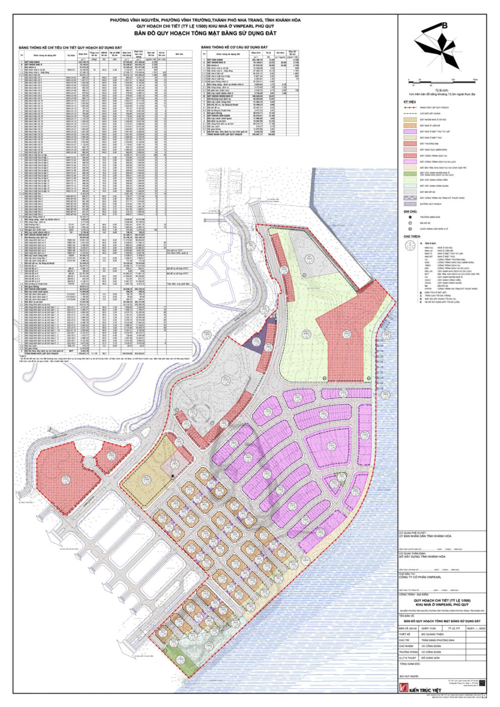 Bản đồ quy hoạch sử dụng đất dự án Vinhomes Pear Bay
