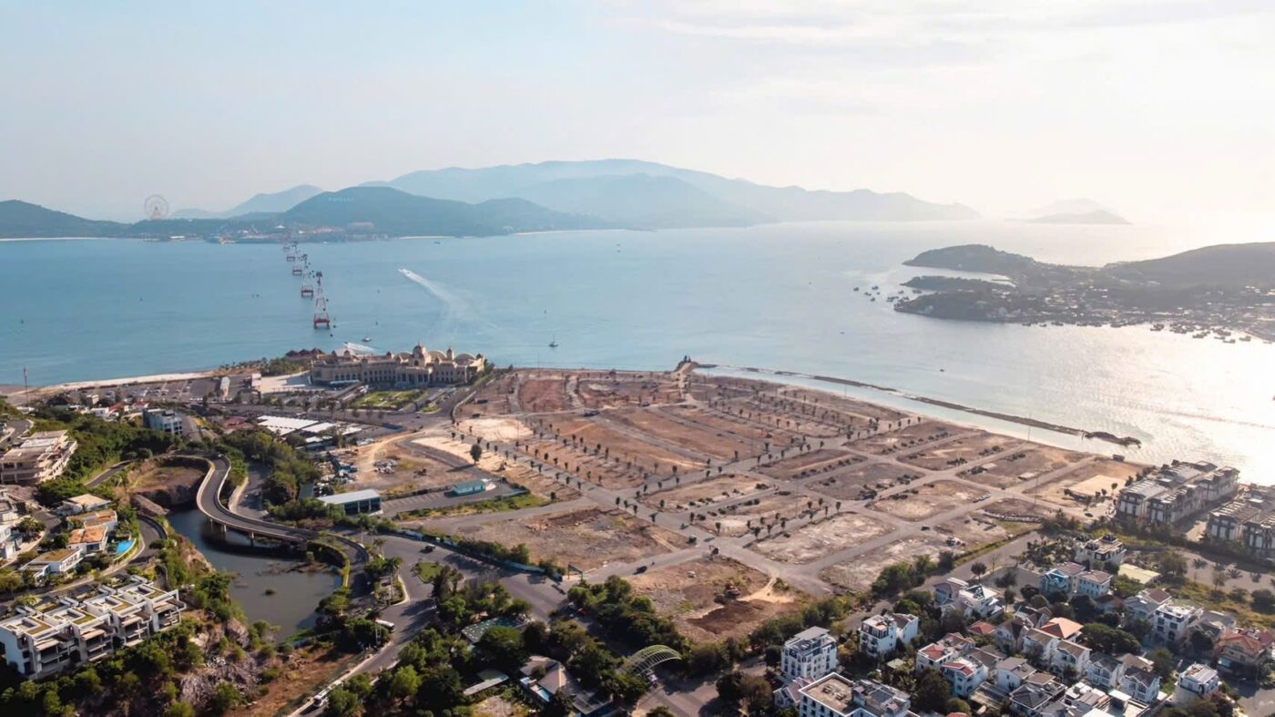 Hình ảnh thực tế tiến độ dự án Vinhomes Pearl Bay Nha Trang mới nhất 1/2026
